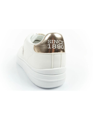 U.s polo assn buty sportowe sneakersy damskie modne wygodne białe