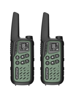 Krótkofalówka baofeng bf-t25e zielona, 2 sztuki