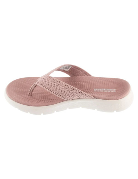 Skechers go walk flex sandal - holly 141459-blsh różowe 36