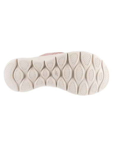 Skechers go walk flex sandal - holly 141459-blsh różowe 36
