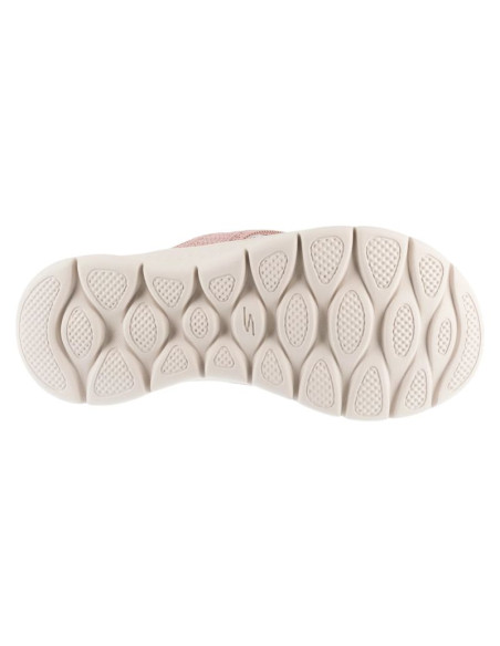 Skechers go walk flex sandal - holly 141459-blsh różowe 36