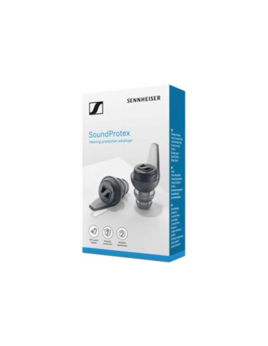 Sennheiser soundprotex - ochronne wkładki do uszu wyposażone w 3 rodzaje filtrów akustycznych