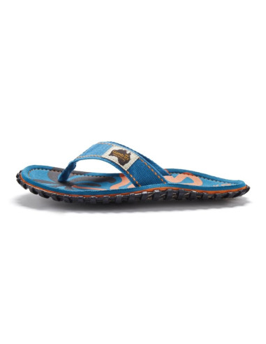 Gumbies japonki unisex islander flip-flop blue palmetto