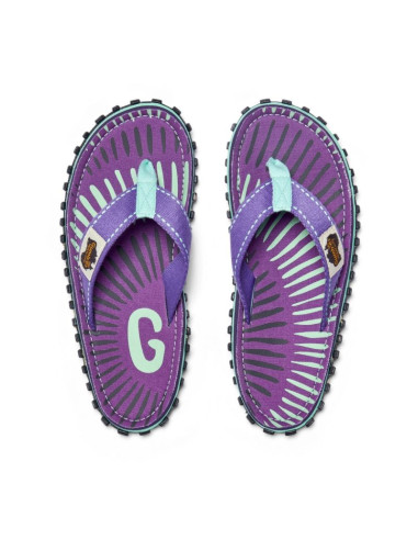Gumbies japonki unisex islander flip-flop blueberry burst