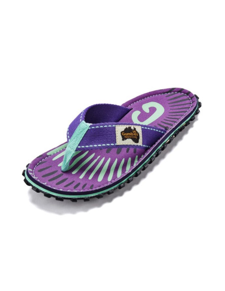 Gumbies japonki unisex islander flip-flop blueberry burst