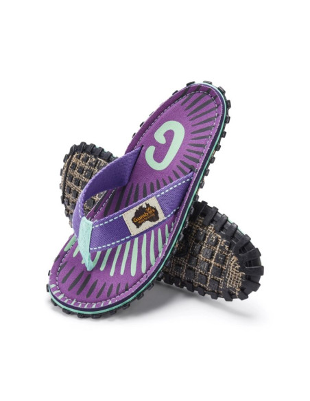Gumbies japonki unisex islander flip-flop blueberry burst