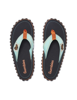 Gumbies japonki unisex islander flip-flop tricolor black