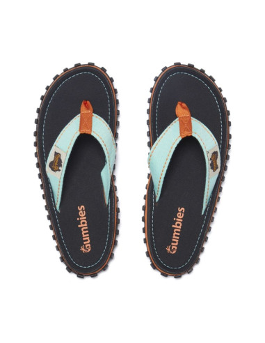 Gumbies japonki unisex islander flip-flop tricolor black