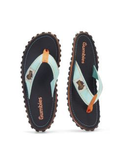 Gumbies japonki unisex islander flip-flop tricolor black 2