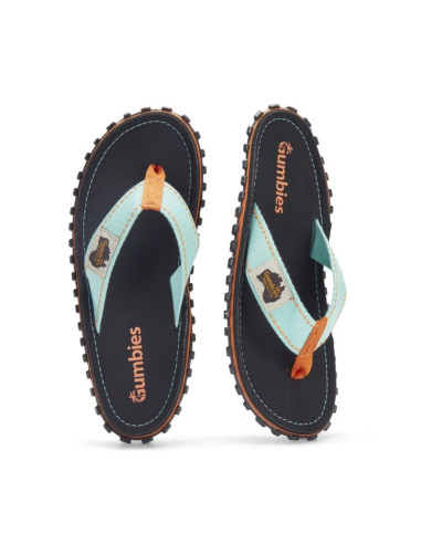 Gumbies japonki unisex islander flip-flop tricolor black