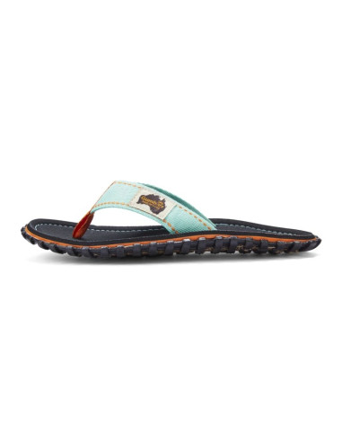 Gumbies japonki unisex islander flip-flop tricolor black