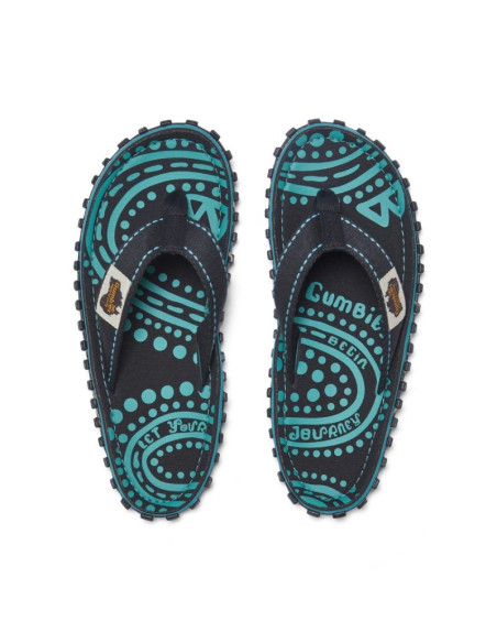 Gumbies japonki unisex islander flip-flop dotty