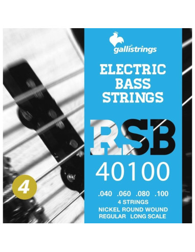 Galli rsb40100 - struny do gitary basowej
