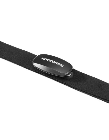 Pas do pomiaru tętna rockbros hrm812 bluetooth ant+ ip67 - czarny