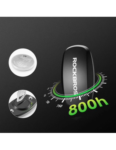 Pas do pomiaru tętna rockbros hrm812 bluetooth ant+ ip67 - czarny