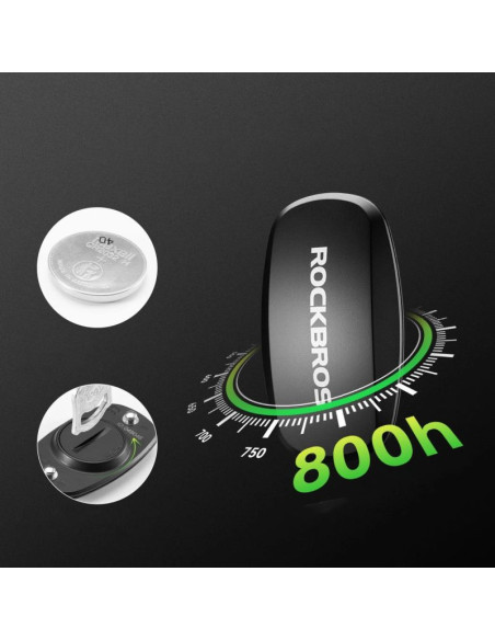 Pas do pomiaru tętna rockbros hrm812 bluetooth ant+ ip67 - czarny