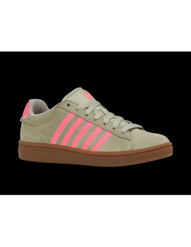 Sneakersy damskie k-swiss court tiebrk ii zielone (99492-059-m)