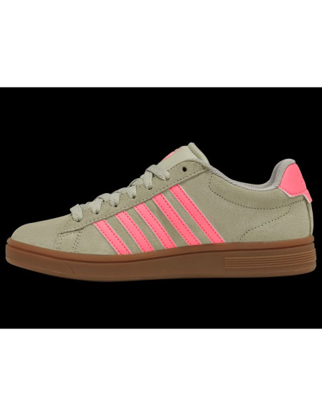 Sneakersy damskie k-swiss court tiebrk ii zielone (99492-059-m)