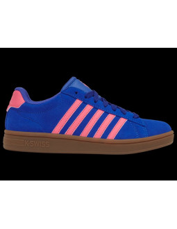 Sneakersy k-swiss court tiebrk ii sde dazzling blue/pink lemonade/gum-m (99492-480-m)