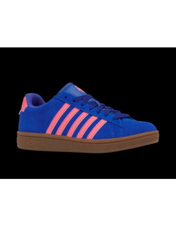 Sneakersy k-swiss court tiebrk ii sde dazzling blue/pink lemonade/gum-m (99492-480-m) 2