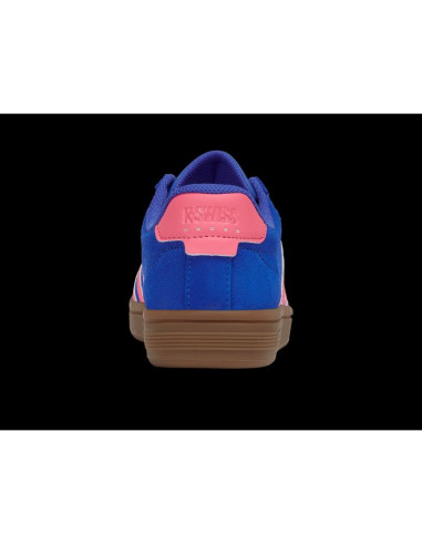 Sneakersy k-swiss court tiebrk ii sde dazzling blue/pink lemonade/gum-m (99492-480-m)