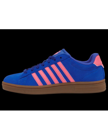 Sneakersy k-swiss court tiebrk ii sde dazzling blue/pink lemonade/gum-m (99492-480-m)