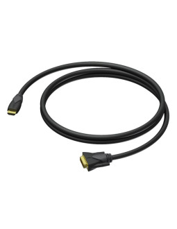 Procab hdmi - dvi-d 3 m czarny (clv160/3)