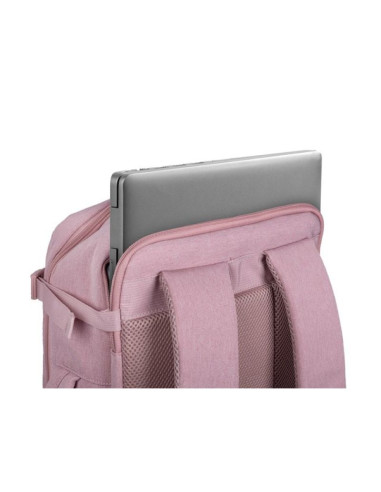 Natec plecak do laptopa camel lite różowy 15.6 19l