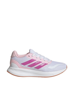 Buty dla dzieci adidas runfalcon 5 biało-różowe jp9396