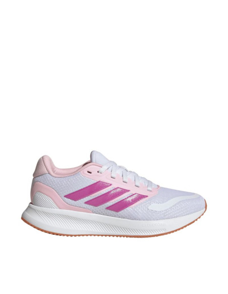 Buty dla dzieci adidas runfalcon 5 biało-różowe jp9396