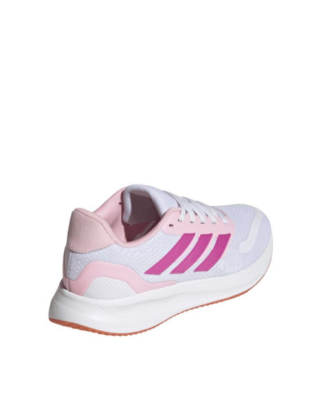 Buty dla dzieci adidas runfalcon 5 biało-różowe jp9396