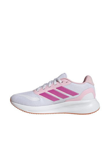 Buty dla dzieci adidas runfalcon 5 biało-różowe jp9396