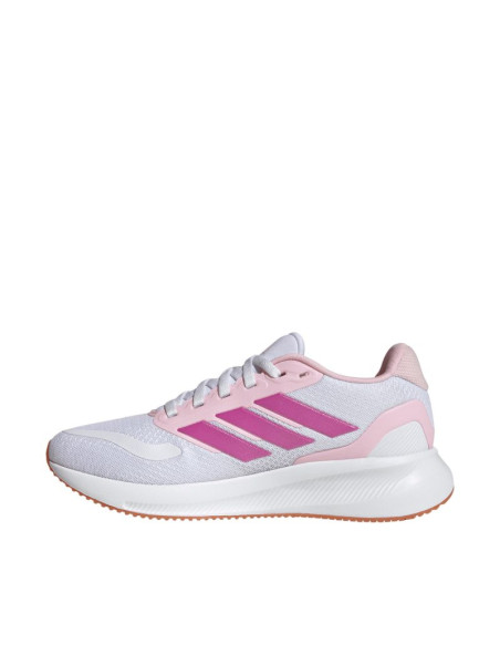 Buty dla dzieci adidas runfalcon 5 biało-różowe jp9396