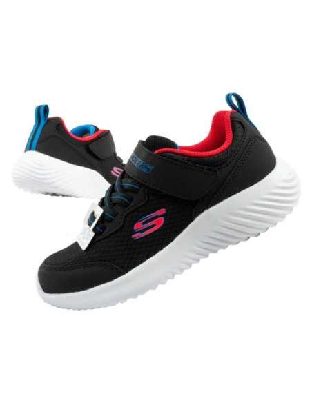 Skechers buty dziecięce sportowe bounder na rzep lekkie modne czarne