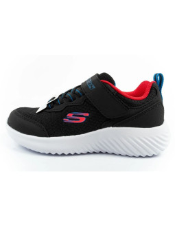 Skechers buty dziecięce sportowe bounder na rzep lekkie modne czarne 2