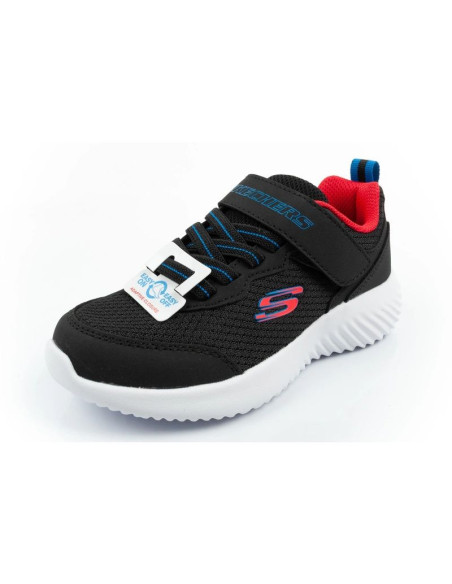Skechers buty dziecięce sportowe bounder na rzep lekkie modne czarne