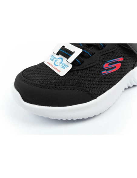 Skechers buty dziecięce sportowe bounder na rzep lekkie modne czarne