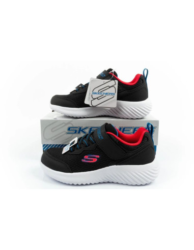 Skechers buty dziecięce sportowe bounder na rzep lekkie modne czarne