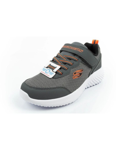 Skechers buty dziecięce sportowe bounder na rzep lekkie modne szare