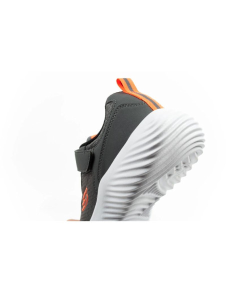 Skechers buty dziecięce sportowe bounder na rzep lekkie modne szare