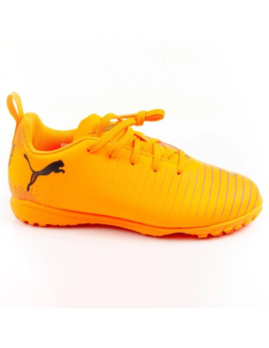 Buty dziecięce sportowe turfy puma future 8 play tt obuwie piłkarskie pomarańczowe