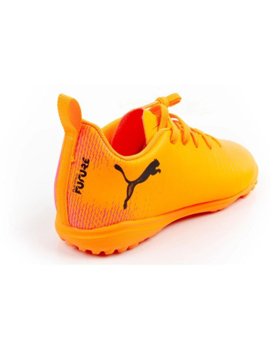 Buty dziecięce sportowe turfy puma future 8 play tt obuwie piłkarskie pomarańczowe