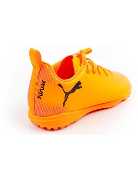 Buty dziecięce sportowe turfy puma future 8 play tt obuwie piłkarskie pomarańczowe