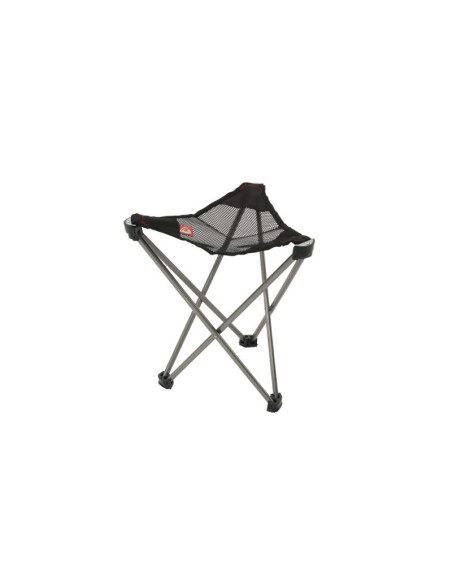 Robens 490010 krzesło kempingowe stołek kempingowy 3 x noga czarny, szary