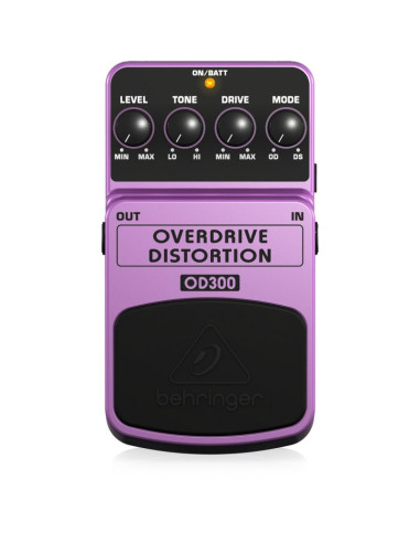 Behringer od300 pedał z efektami fioletowy, czarny