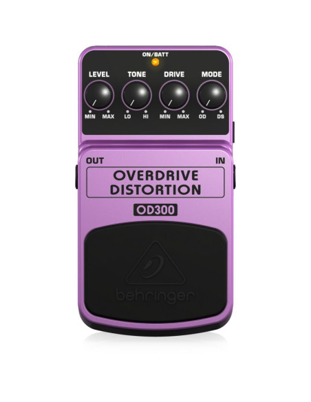 Behringer od300 pedał z efektami fioletowy, czarny