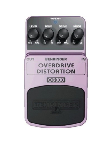 Behringer od300 pedał z efektami fioletowy, czarny