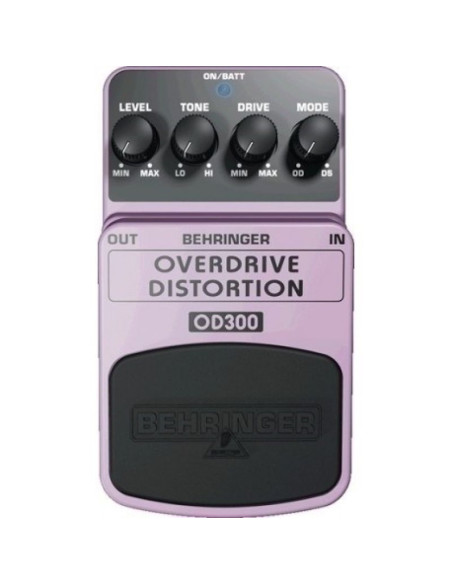 Behringer od300 pedał z efektami fioletowy, czarny