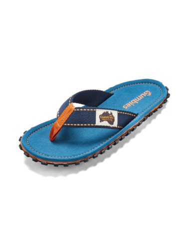 Gumbies japonki unisex islander flip-flop tricolor blue