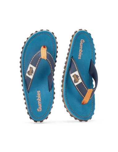 Gumbies japonki unisex islander flip-flop tricolor blue
